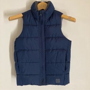 GAP Kids XS Navy Puffer Vest